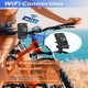 Camera mini ascunsa WiFi, unghi larg rotativ, 1080P, 60x30x20mm