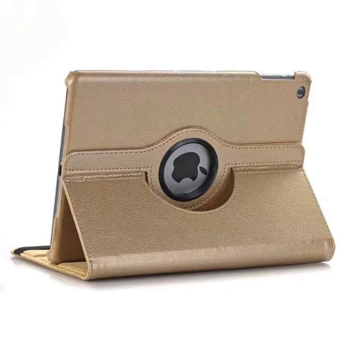 Tabletok tok, kompatibilis iPad mini 4 5, 360°-ban állítható, arany