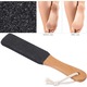 Set 2 pile picioare cu maner lemn, 25.4x4.6cm, pentru piele moarta