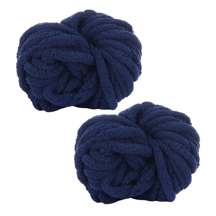 6/8 vastag chenille fonal készlet, extra puha, többszínű, 27yds, 100g
