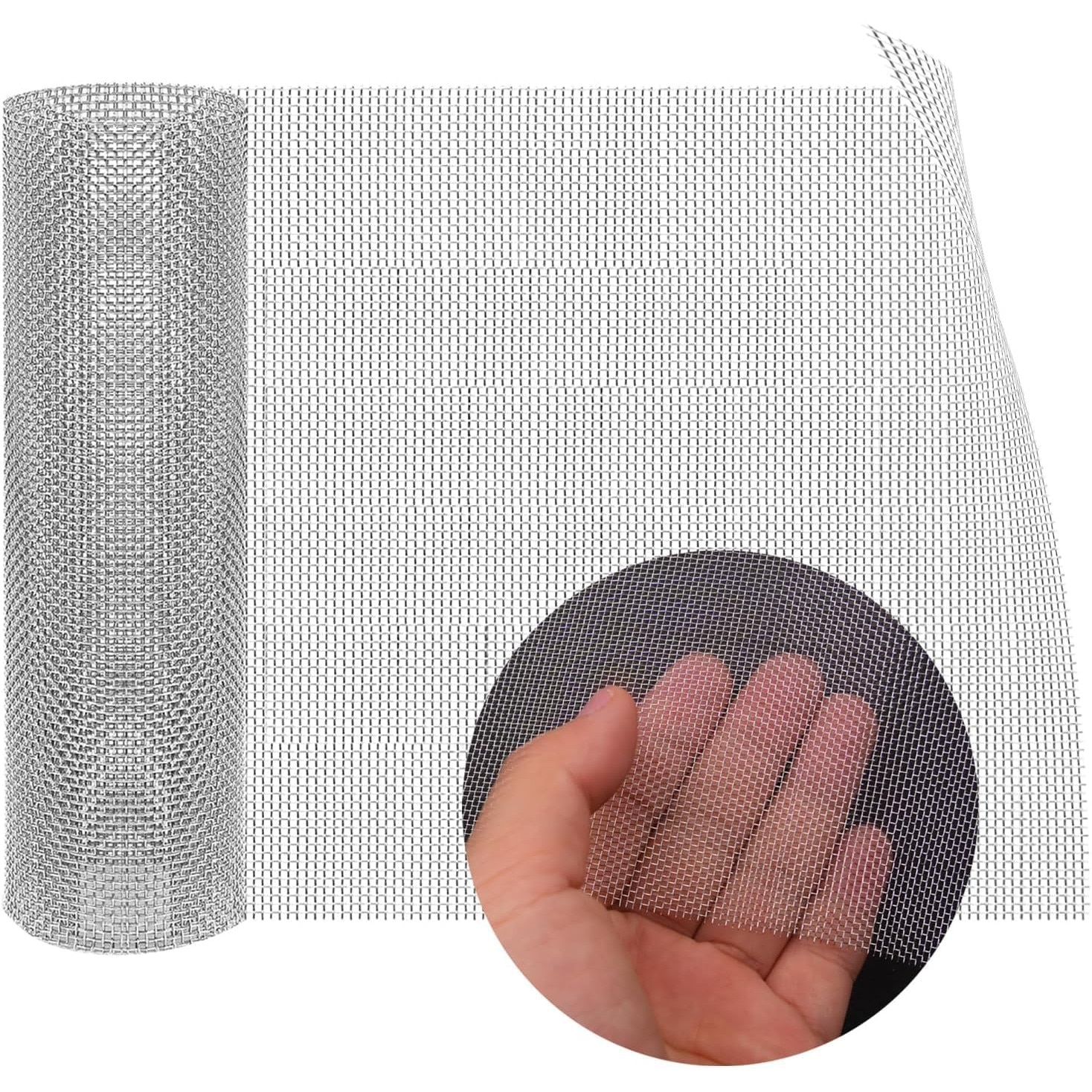 Plasa sarma inox 304, 1mm, rezistenta la coroziune, 30x250cm - eMAG.ro