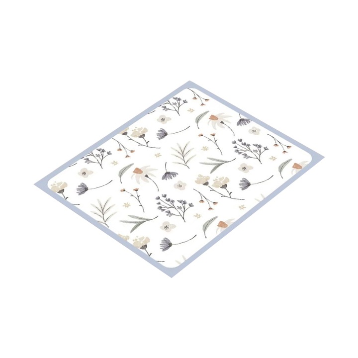 Covoras protector pentru masina de spalat, suport antiderapant 60x60 cm, din diatomita, cu spate cauciucat si absorbant rapid, Multicolor, 1 buc