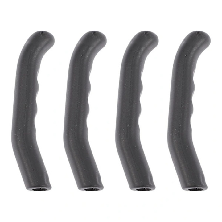 Set 4 capace protectie manete frana bicicleta silicon 7.8x1.5x1 cm, negru