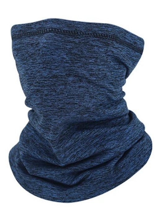 Fular sport gros din fleece, unisex, multicolor, 26x45cm