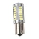 10 db LED 1156 P21W autós izzó készlet, fehér, ezüst, 18.5x52mm, 12V
