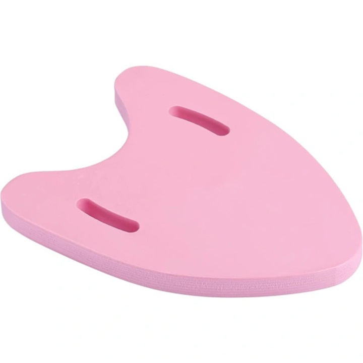 Placa de antrenament pentru inot (kickboard), din EVA, ergonomica, pentru copii si adulti, creste flotabilitatea, 40 x 31 x 3.4 cm, roz, 1 buc