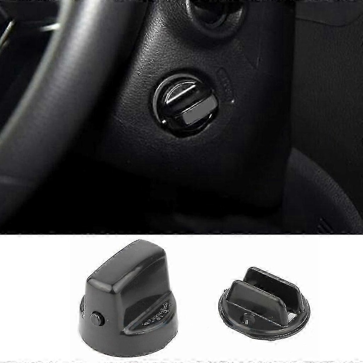Kapcsoló gomb / indítógomb D461-66-141A-02, közvetlen csere Mazda 6/CX-7/CX-9 2006-2014 modellekhez, ABS-ből, fekete, 1 db