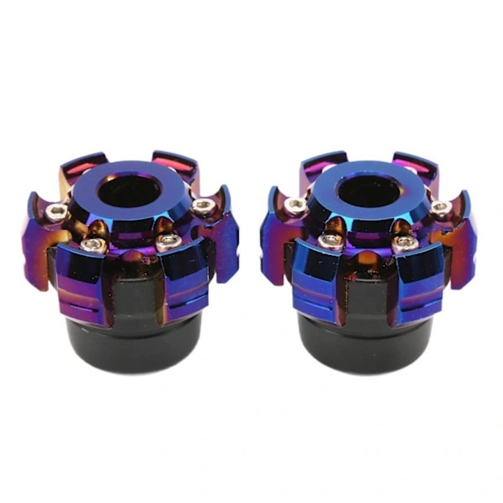 Set 2 protectoare furca fata motocicleta aluminiu multicolor universal