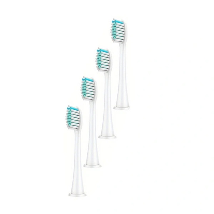 Capete periuta electrica, rezerve compatibile cu Philips Sonicare, sonice, inlocuibile, din plastic, alb, 4 bucati
