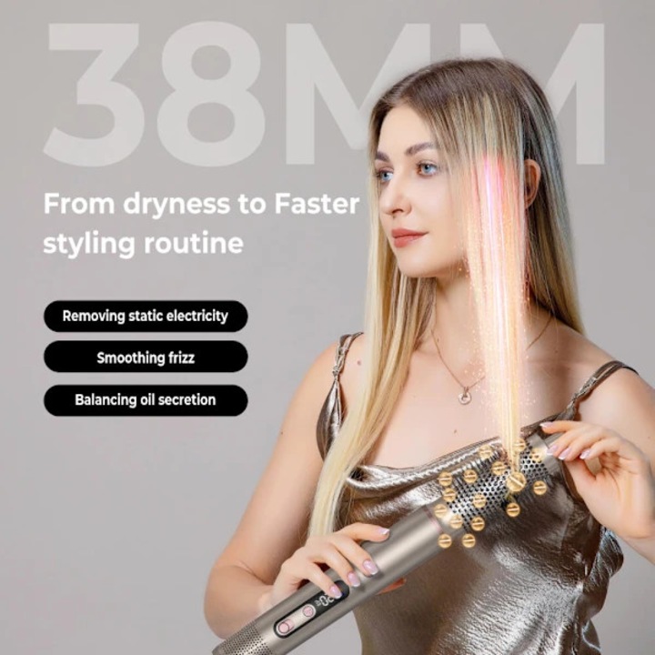 Hajszárító 2025, styling szett, 110000 RPM, fekete, kompakt 0.7kg