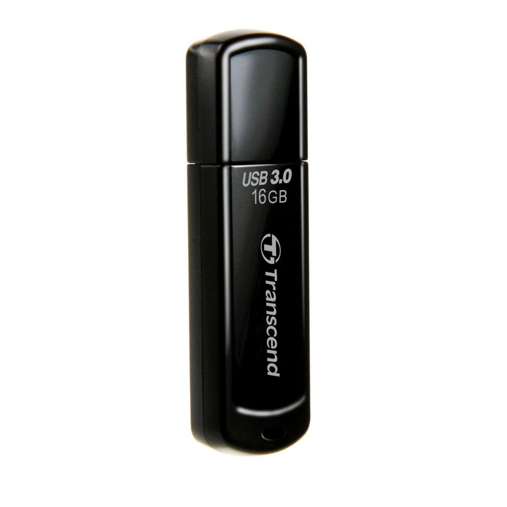 Памет USB Transcend JetFlash® 700 16GB, USB 3.0, Black