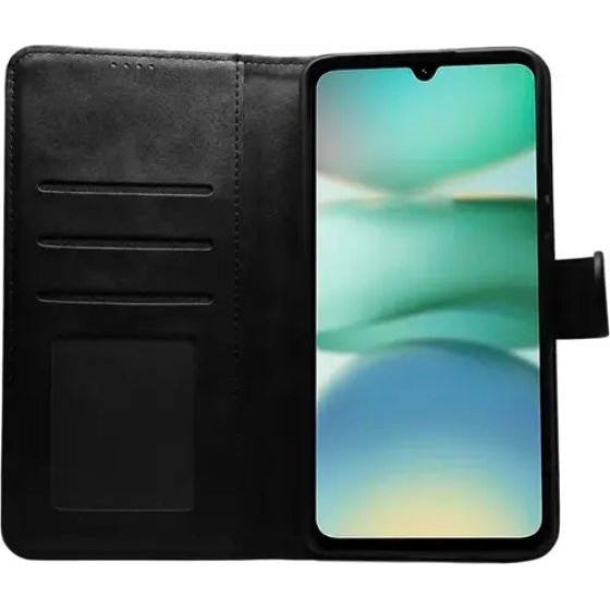 Husa telefon Vivid Flip Book Redmi A5 4G negru piele sintetica