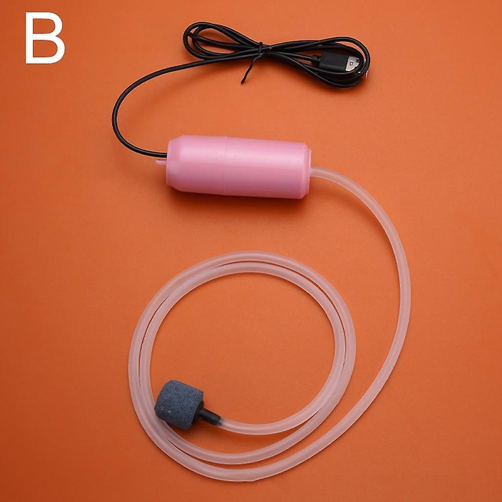 USB презареждаема кислородна помпа, малка, безшумна, многоцветна, 3x8.5см