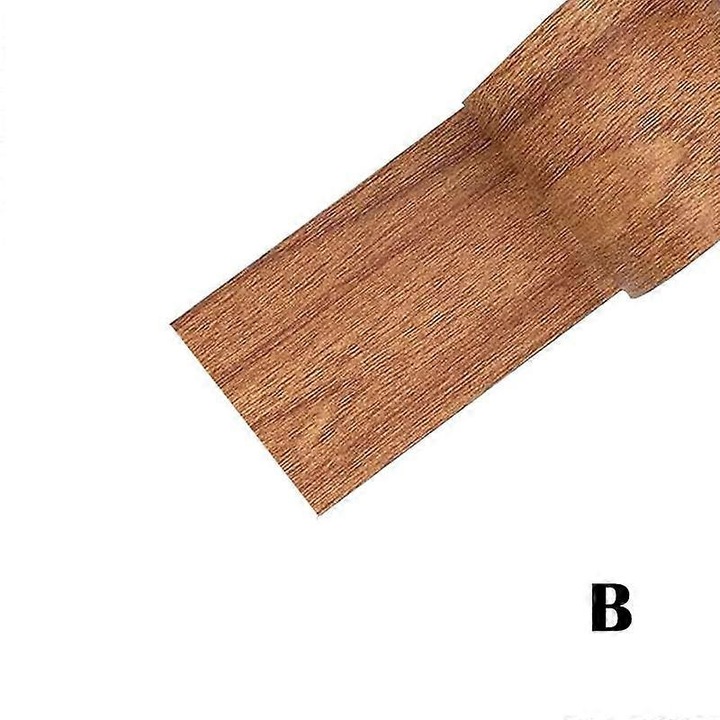 Самозалепваща се лента / декоративна лента за ремонт на дърво VQR8181, с реалистичен дървесен вид, самозалепваща се, ширина 5.7 см, дължина 4.57 м, кафява, 1 ролка