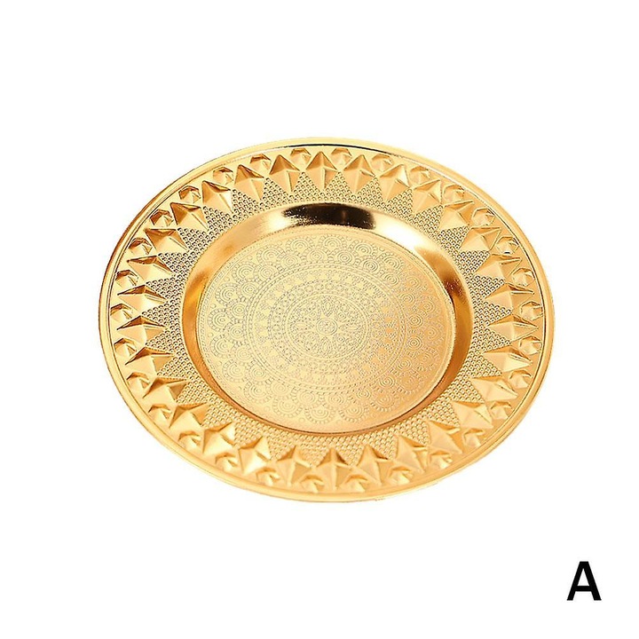 Európai stílusú gyümölcstál, PP, fém, 10cm