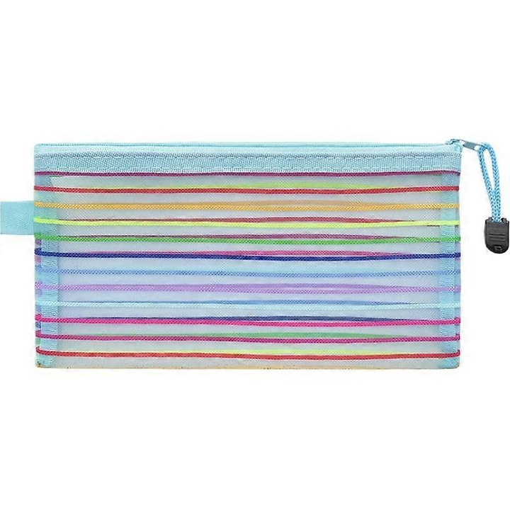 Penar mesh, 22.7x12cm, multicolor, compact, cu maner
