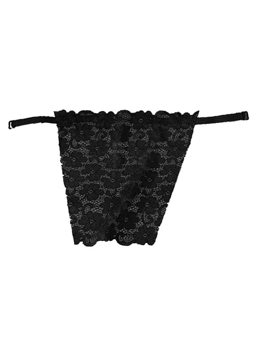 Top tip banda anti-reflexie, dantela, negru, set 1 buc, material nailon, One Size INTL