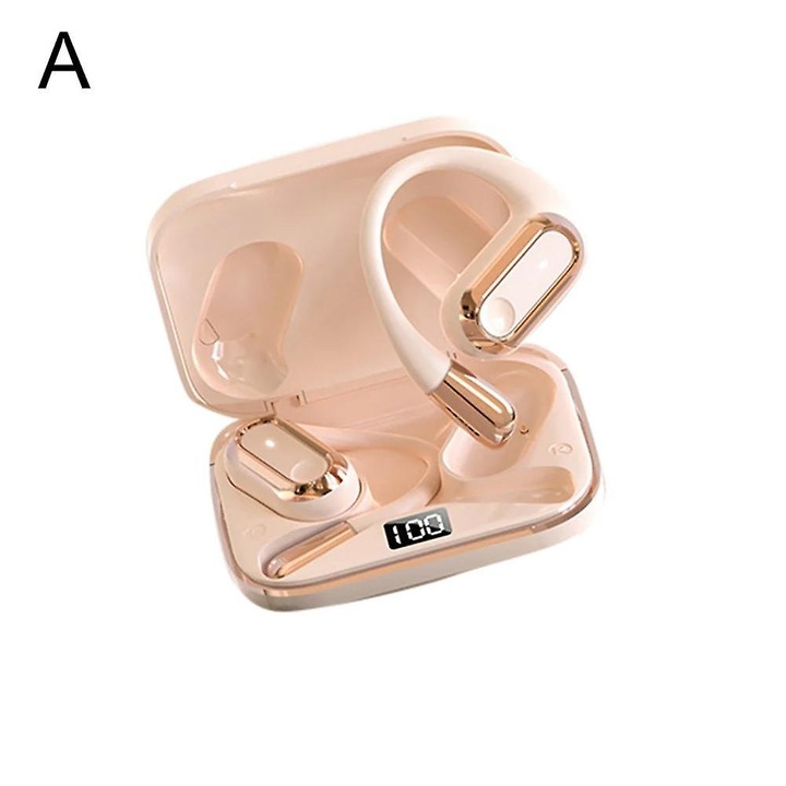 Bluetooth sport fülhallgató, csontvezetéses, vízálló, 15x10x5.2cm