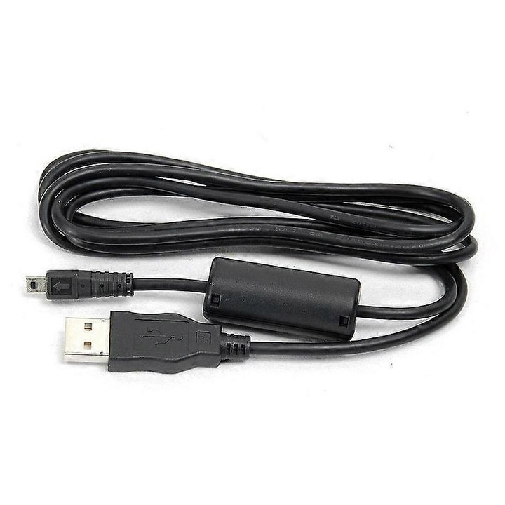 Cablu date camera digitala universal 8P, inel magnetic, negru, 1-1.5m