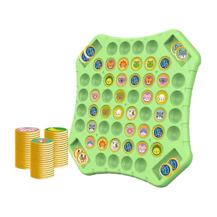 Пъзел игра с памет, 2-4 играчи, пластмаса, 24x19см