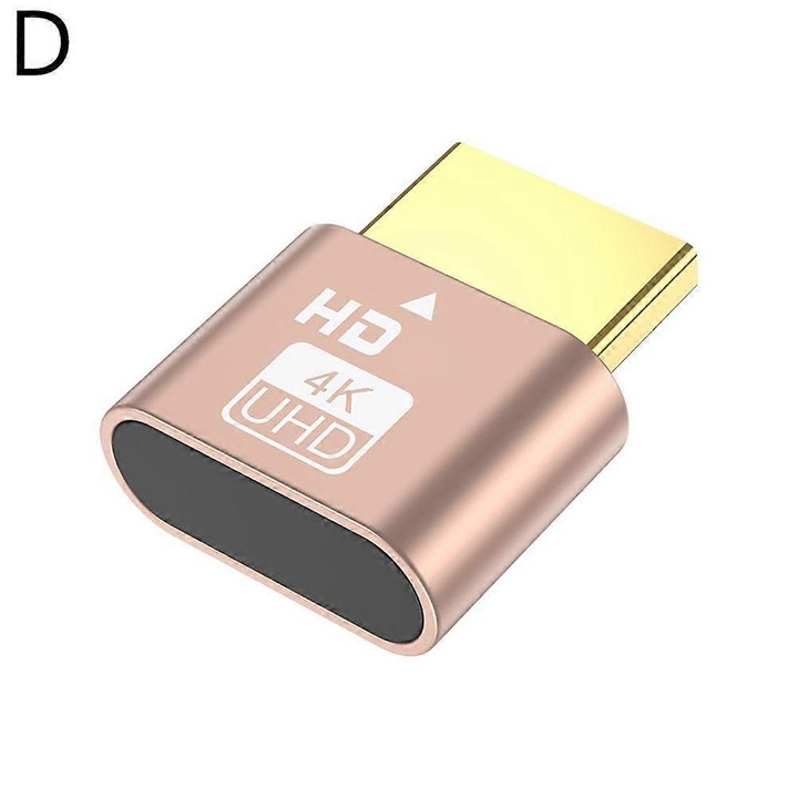 Virtuális kijelző adapter VGA HDMI 4K 60Hz mikrofon OEM