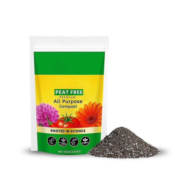Pamant universal pentru plante, sol usor si permeabil, 20x14cm