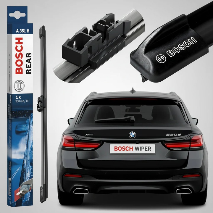 Stergator Luneta pentru BMW Seria 5 Touring (G31) 2017-2023, Bosch Aerotwin Rear A351H