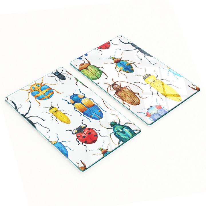 Tulup 2 db 30x52cm színes csúszásgátló üveglap készlet