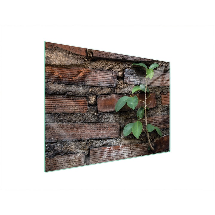 TMK ArtDeko tűzhelyvédő lap 70x52cm téglavörös
