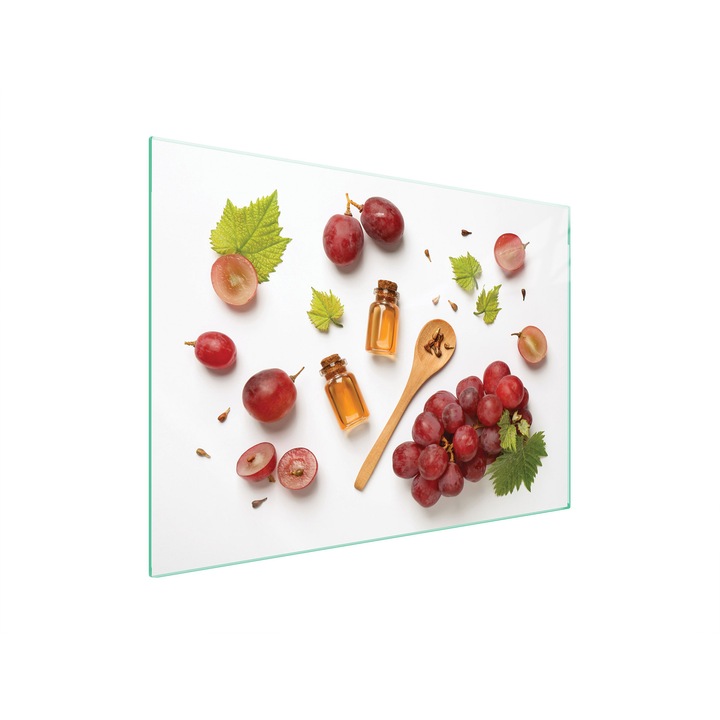 TMK ArtDeko üveg védőlap 70x52 cm, edzett üveg, multifunkcionális főzőlap- és vágódeszka védelem, tartós UV nyomtatás, Többszínű, 1 db