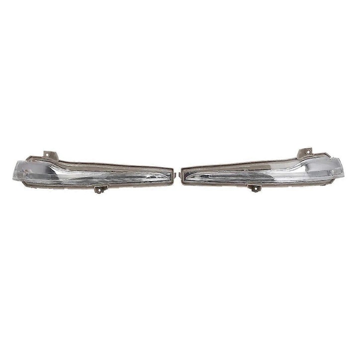 Страничен огледален мигач, за Mercedes-Benz W222/W205/W253 (S-class, C-class, GLC-class), от ABS, 12V, A0999067301 A0999067401, Прозрачен, Комплект 2 броя