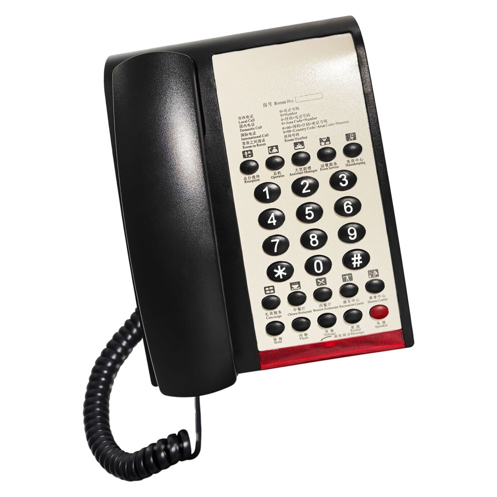 Telefon fix retro, Mmgoqqt, 25x21x24cm, rasina/metal, functii