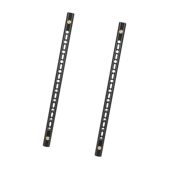 Tub patrat aluminiu 25x1.5cm suport structural set 2 bucati
