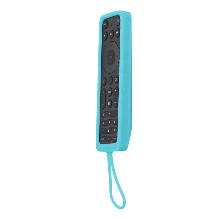 Husa siliconica telecomanda Stream ASK-STI6220 albastru 15.5x4.5x2cm