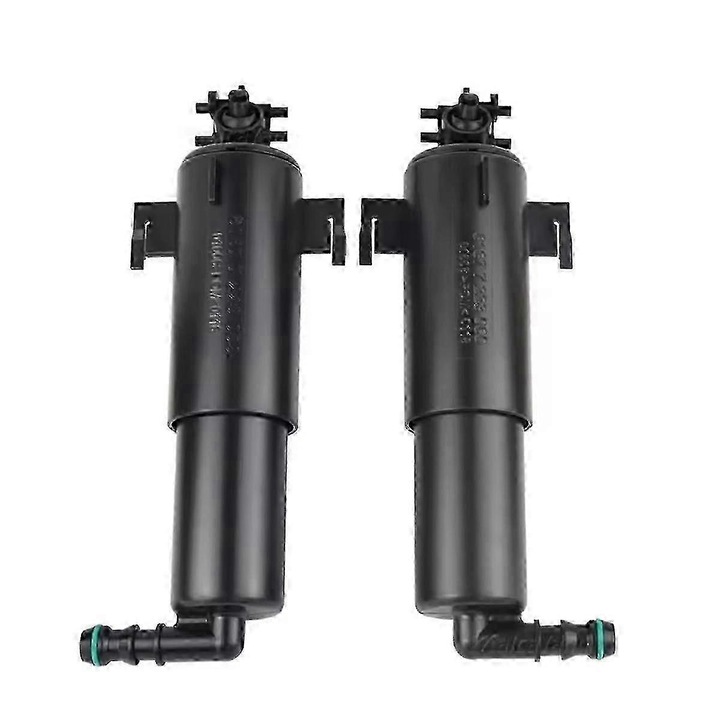 Set 2 bucati, duze spalator far pentru BMW X5 E70 / X6 E71, piese de inlocuire 61677223059(LH)/61677223060(RH), abs, negru, 2 bucati
