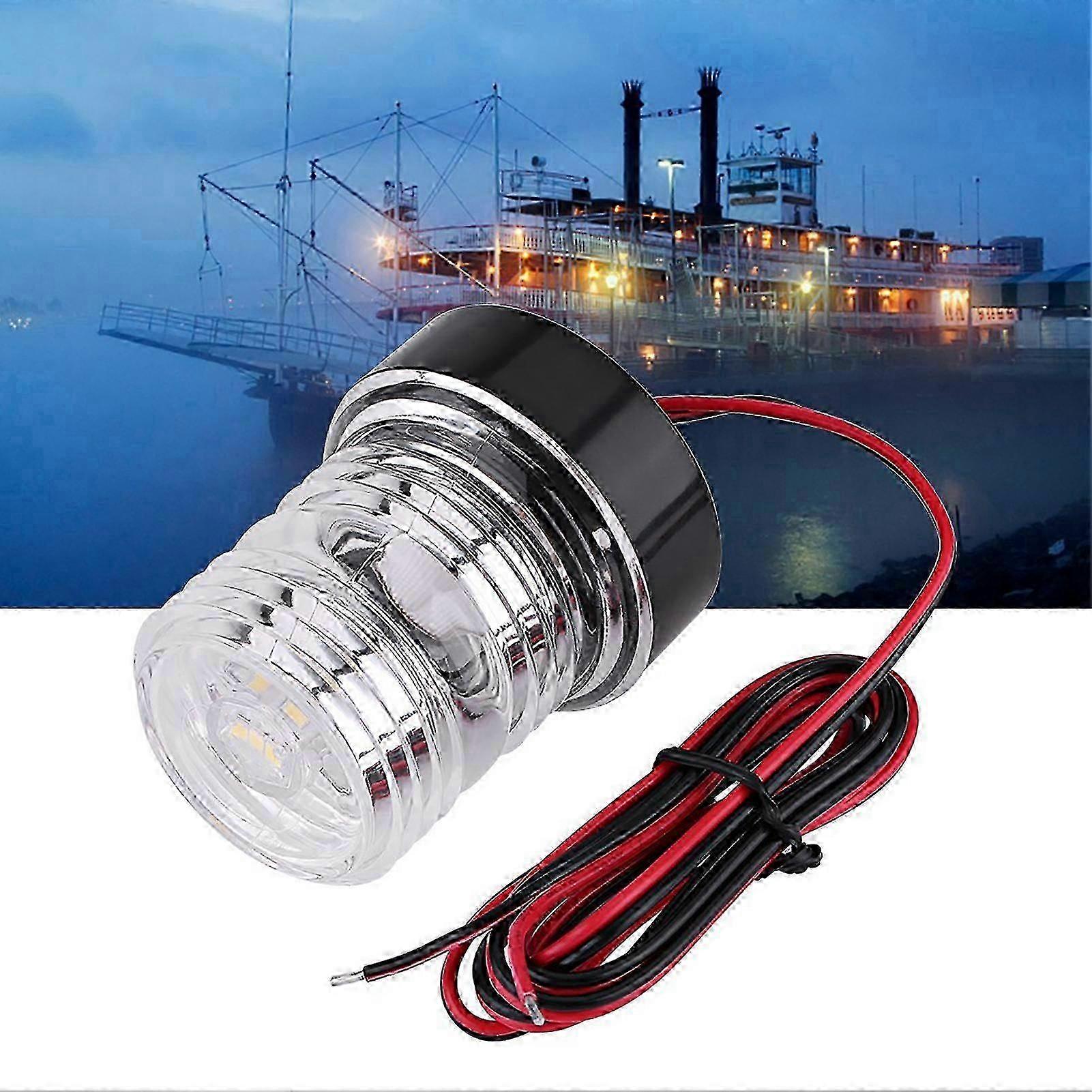 Set 2 lumini navigatie barca LED, rosu verde, alb, 98x55x35mm