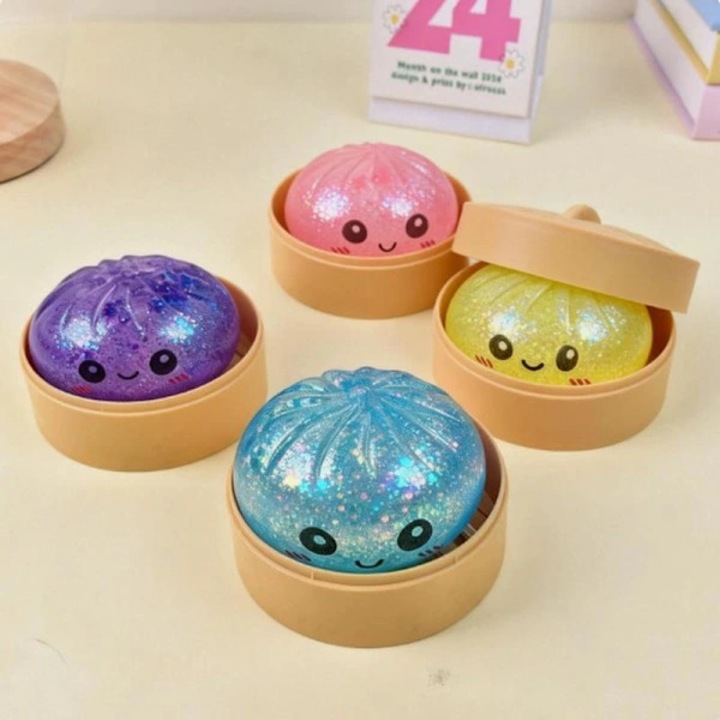 Óriás squishy stresszoldó kenyér 2026, TPR-ből, lassú visszatérésű memóriahabbal, puha és bolyhos, többszínű, 1 db