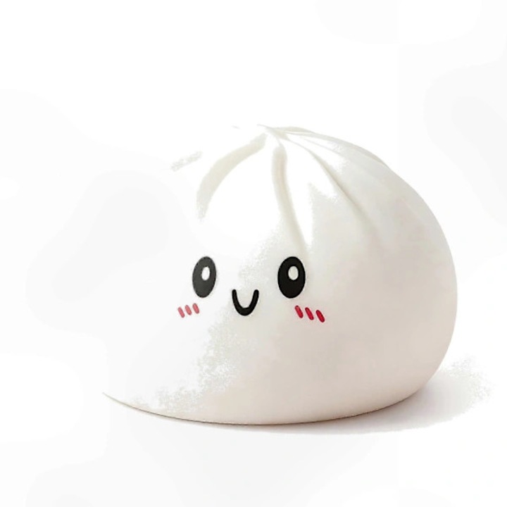 Гигантска антистрес играчка squishy bao от TPR, мека и еластична, реалистичен овърсайз дизайн, за деца 7-14 години, Лилава, 25 см