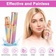 Epilator facial multifunctional 2 in 1, taietor sprancene si corp, LED, USB, alb, 600mAh