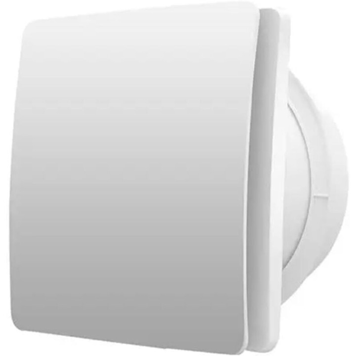 Fali elszívó ventilátor 4 hüvelykes, csendes, energiahatékony, fehér