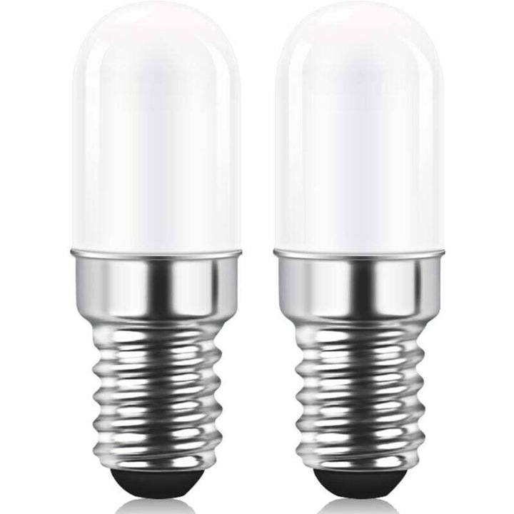 LED Izzó E14 1.5W 3000K meleg fehér 18x49mm 2 db-os szett