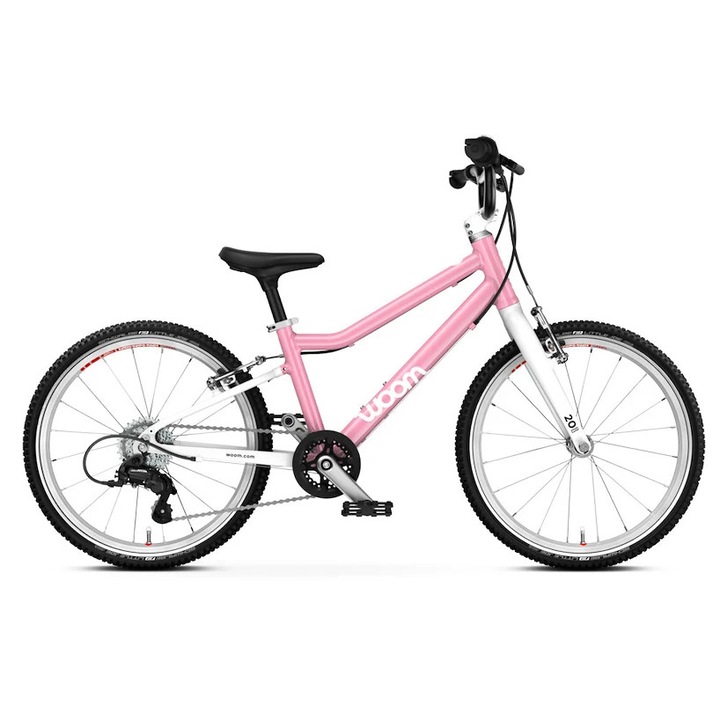 Bicicleta copii Woom 4 Go cu roti 20" Powder Pink