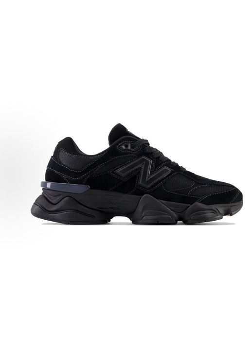 Tenisi New Balance 9060, piele intoarsa, Negru