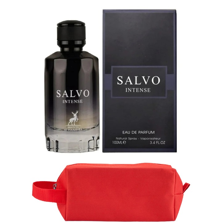 Set Parfum Alhambra Salvo Intense 100 ml Maison Alhambra Parfum Arabesc, Barbati, Gentuta parfumuri