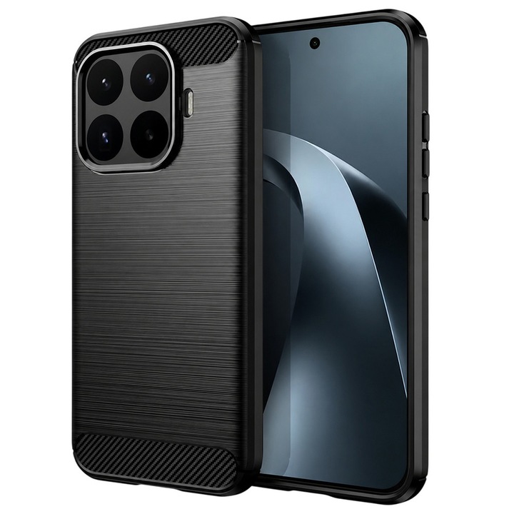 Husa pentru Xiaomi 17T - Techsuit Carbon Silicone - Black