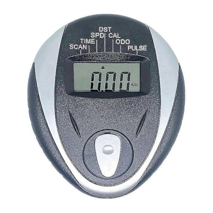 Kerékpár komputer / sebességmérő, pulzusmérés opcionális, 3.5 mm csatlakozás, műanyag, fekete, 1 db