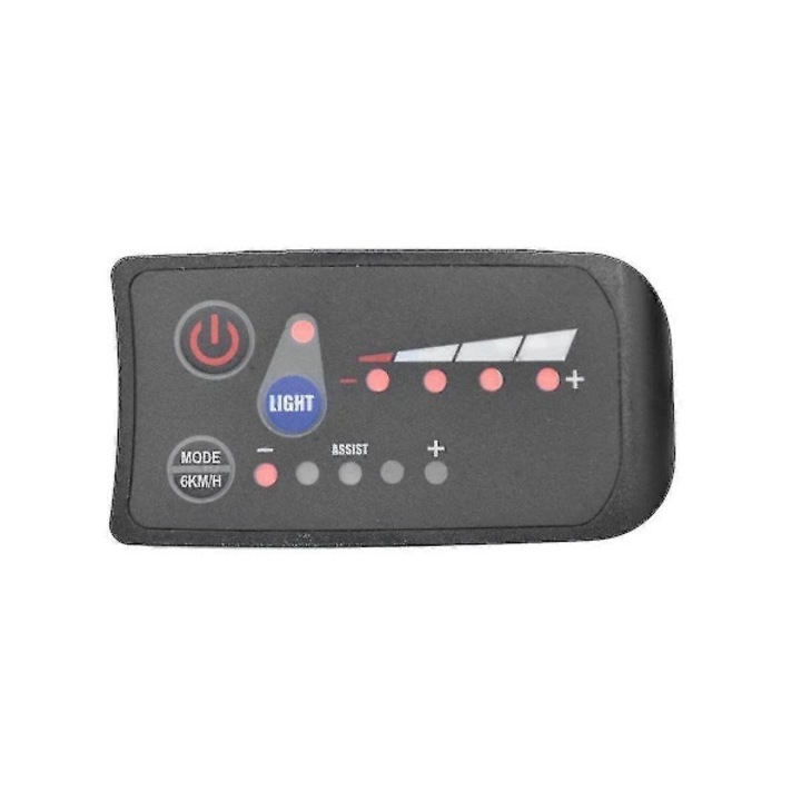 Kerékpár komputer LED 36V 6PIN fekete 22.2mm IP65
