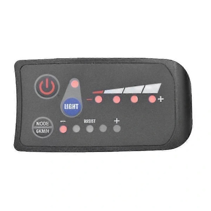 Kerékpár komputer LED 36V 5PIN fekete 22.2mm IP65
