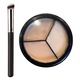 Paleta corectoare (concealer) 3 nuante, crema, acoperire completa, hidratant, cu efect de primer, Multicolor, 0.5 g