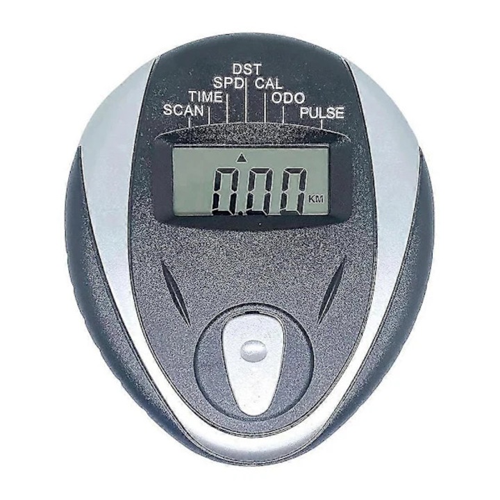 Fitness kerékpár monitor, fekete, műanyag, 2xAAA